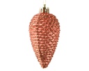 Kaemingk | Hangfiguur Polystyreen Dennenappel Warm Orange 6-pack