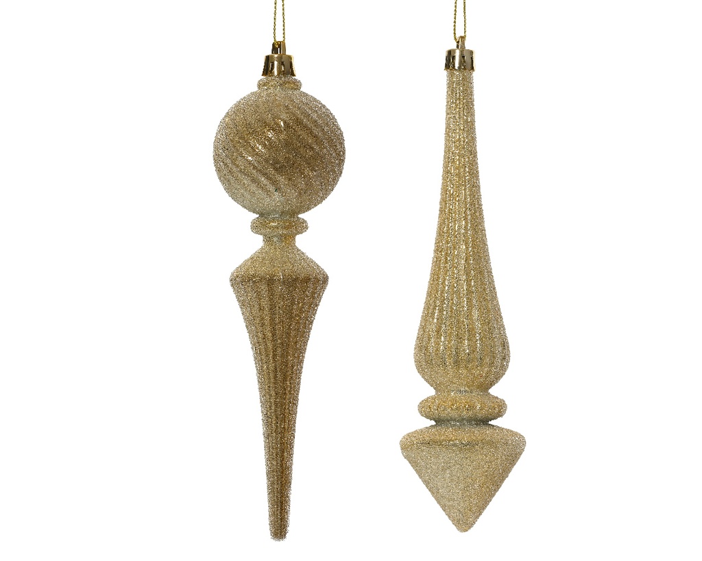Kaemingk | Hangfiguur Polystyreen Mix Ijspegel Goud