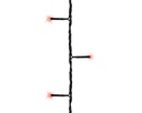 Lumineo | Verlichting Basic Twinkle In/Outdoor 240 Leds Rood Snoer Zwart 18m +5m Aanloopsnoer 8 Functies IP44 Adapter