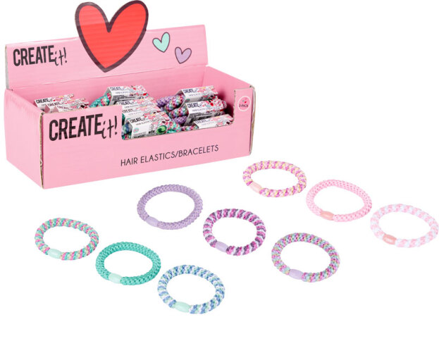 Create It! | Haarelastiek 3-pack Ass
