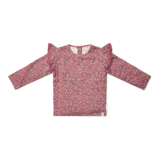 Little Dutch | T-shirt Girls Fairy Garden Longsleeve Rouge Flower