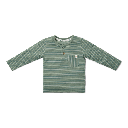 Little Dutch | T-shirt Boys Forest Friends Longsleeve Forest Green Stripe