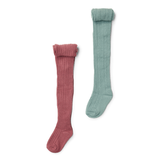 Little Dutch | Broekkous Girls Fairy Garden Rouge/Garden Green 2-pack