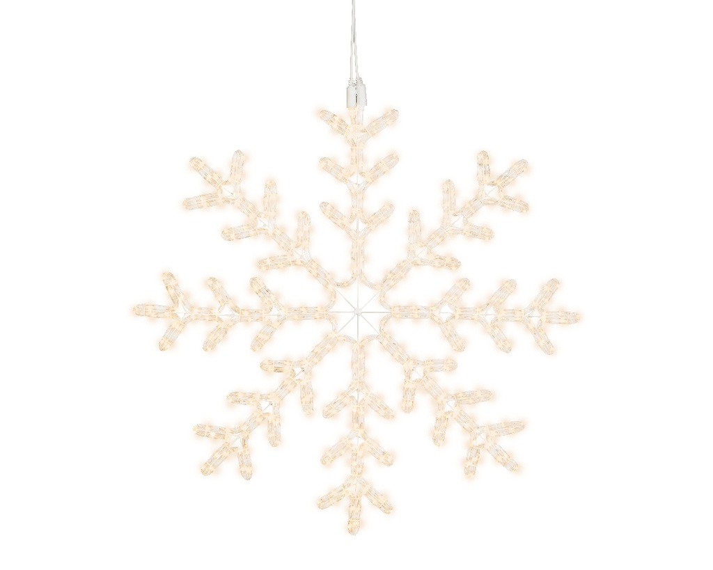Lumineo | Verlichting Pro-Lights Sneeuwvlok 352 Leds Warm Wit  Ø75cm