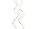 Lumineo | Verlichting Micro Lichtslinger Indoor 100 Leds Warm Wit Snoer Zilver 4,95m Batterij (niet inbegrepen)