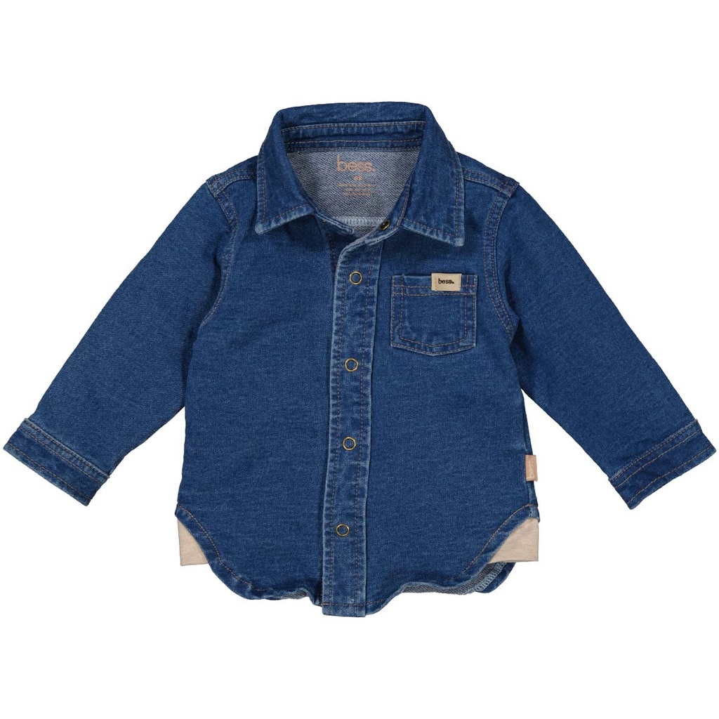 Bess | Hemd Boys Jog Denim Stone Wash 