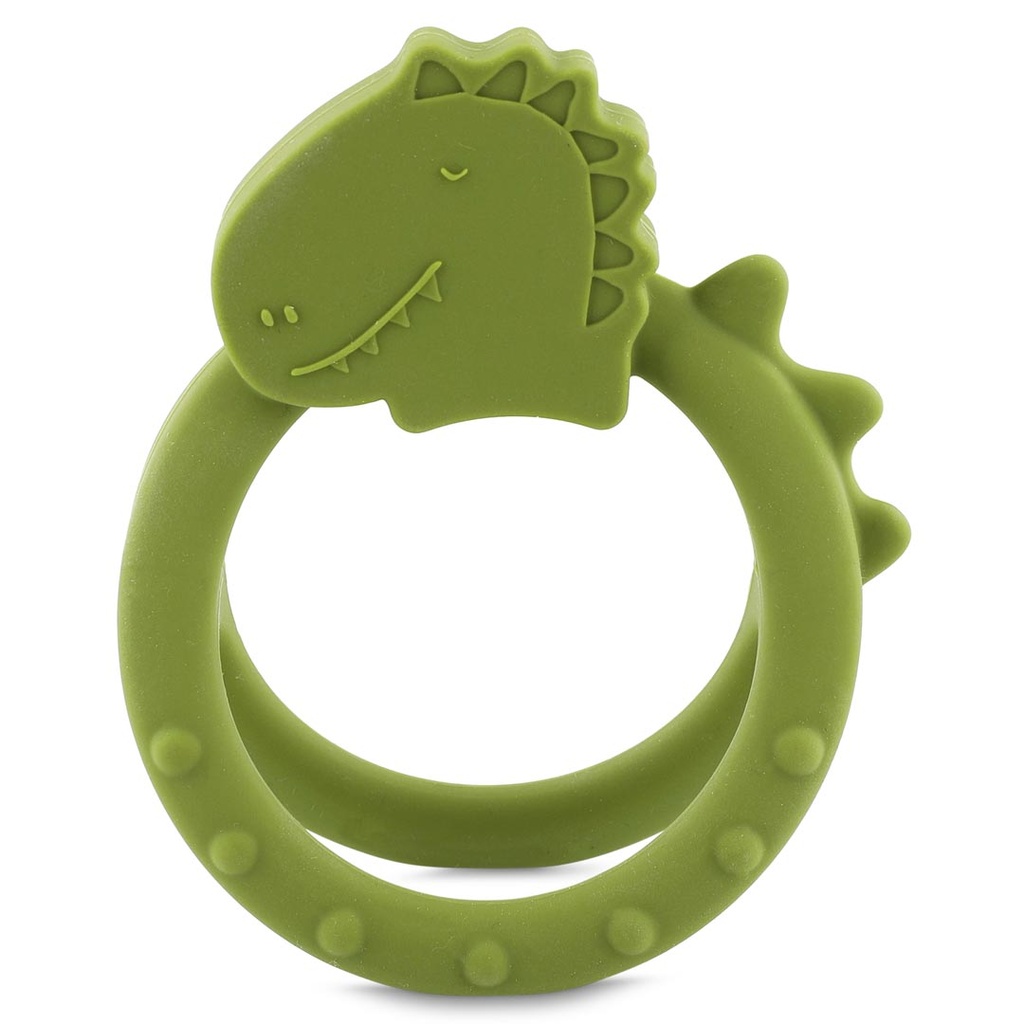 Trixie | Bijtring Mr. Dino Silicone Groen