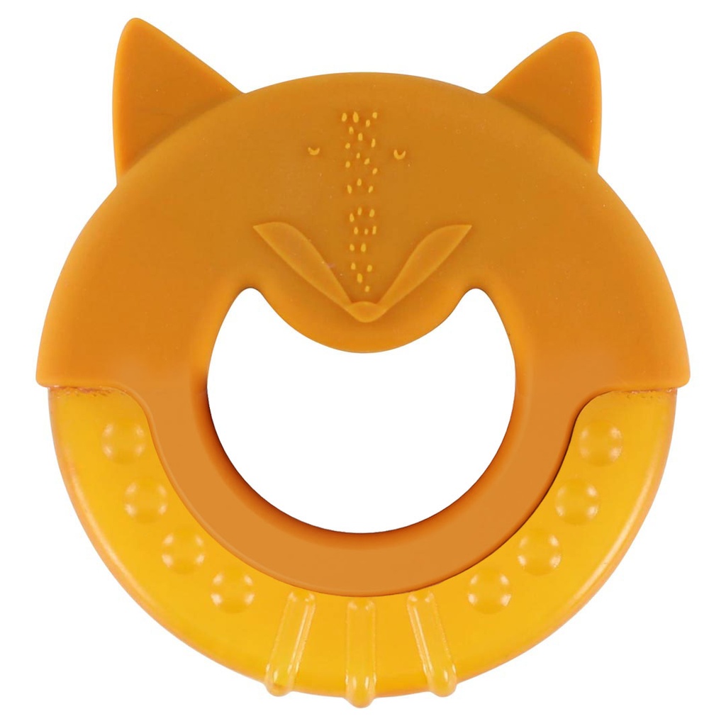 Trixie | Bijtring Mr. Fox Koelbijtring Silicone Oranje