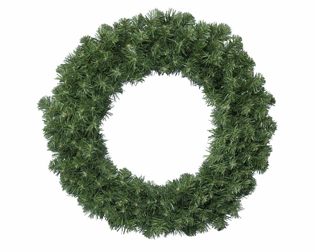 Everlands | Kerstkrans Imperial PVC Outdoor Groen Ø90x22cm