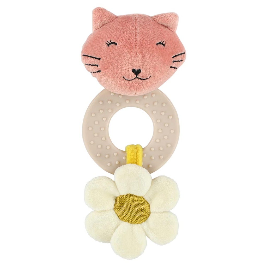 Trixie | Bijtring Mrs. Cat Grijp en Bijtspeelgoed Roze 6x3,5x20cm