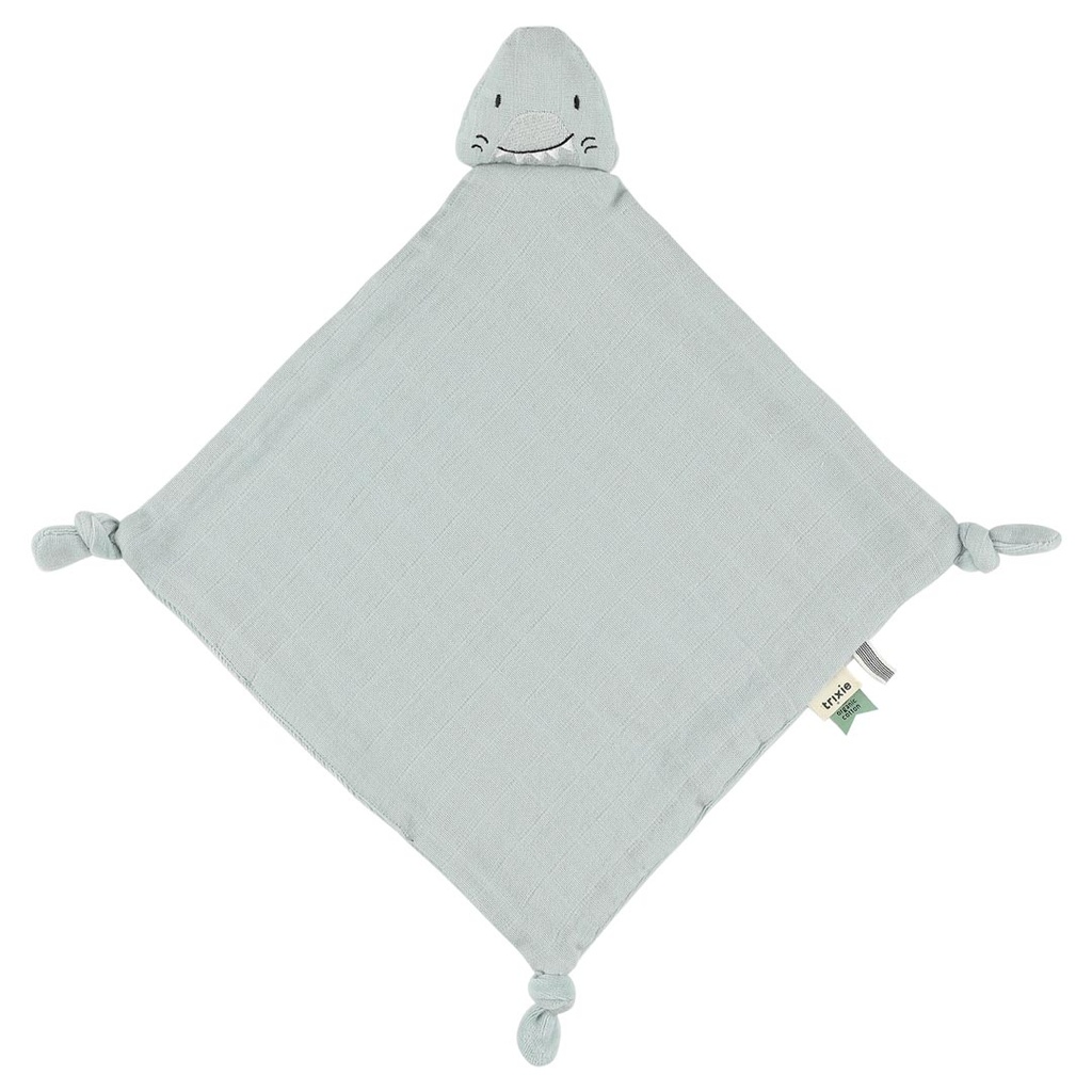 Trixie | Knuffeldoekje Comforter Mr. Shark Bliss Grey 52x46cm