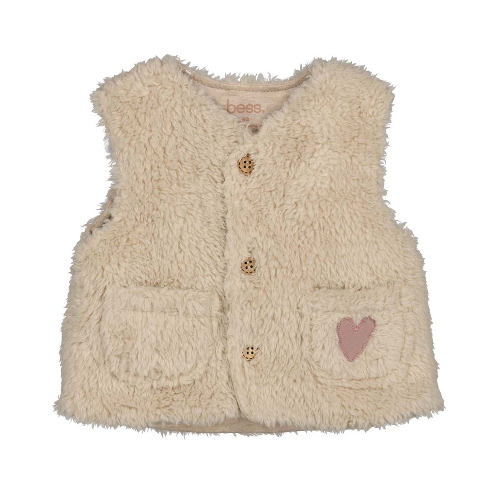 Bess | Gilet Girls Teddy Moonlight