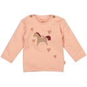 Bess | T-shirt Girls Longsleeve Pony Hearts Powder Pink