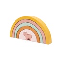 Trixie | Stapelpyramide Mrs. Cat Rainbow Stacking Hout