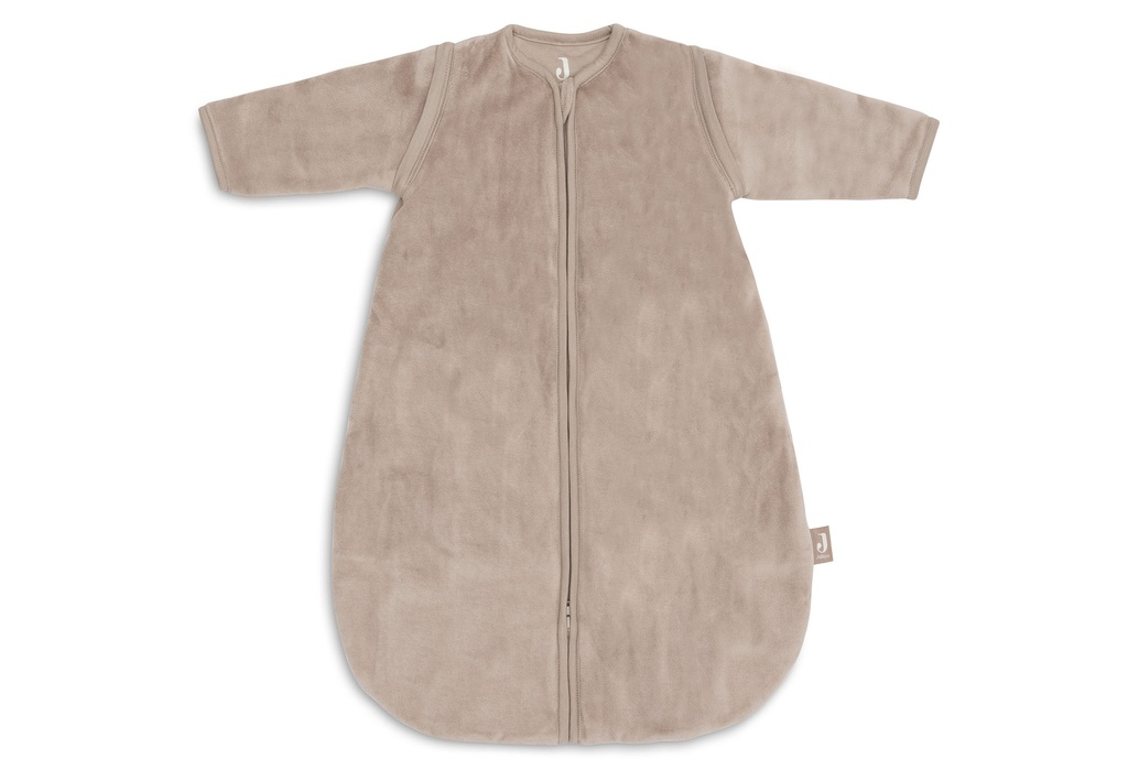 Jollein | Slaapzak Milky Coffee Velvet met Afritsbare Mouwen 60cm