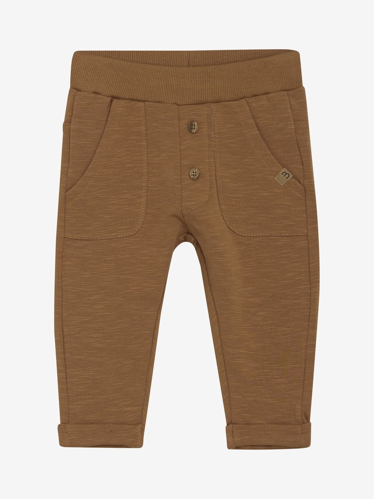 Minymo | Broek Boys Sweat Brown Sugar