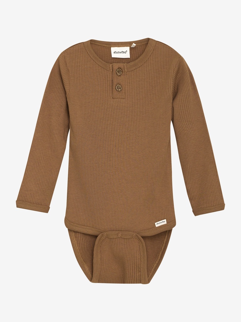 Minymo | Body Boys Longsleeve Brown Sugar