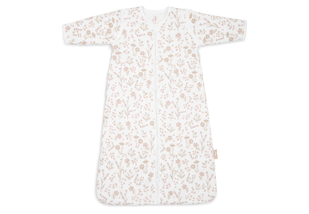 Jollein | Slaapzak Bloomy All Over Bloemen Afritsbare Mouwen 110cm