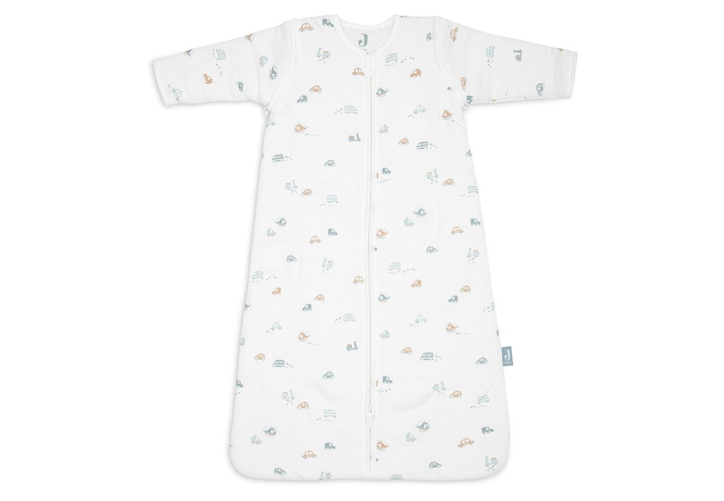 Jollein | Slaapzak On The Go All Over Voertuigen Afritsbare Mouwen 70cm