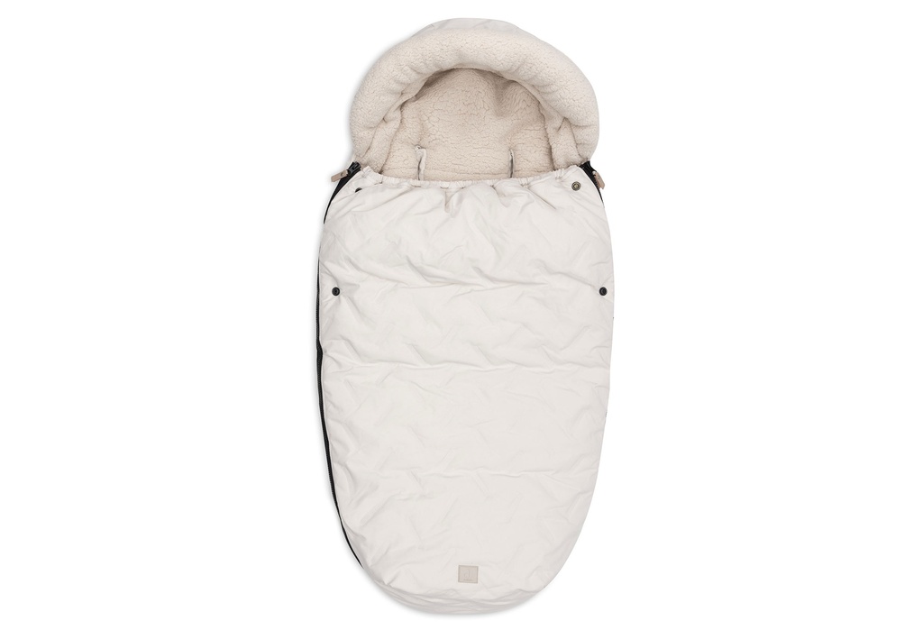 Jollein | Voetenzak Buggy/Kinderwagen Embossed Sand  Zand