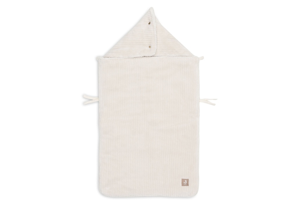 Jollein | Voetenzak Cloudy Rib Oatmeal Group 0+ 3/5punts Gordel Ecru