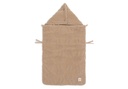 Jollein | Voetenzak Miffy Jacquard Teddy Biscuit Group 0+ 3/5punts Gordel Bruin