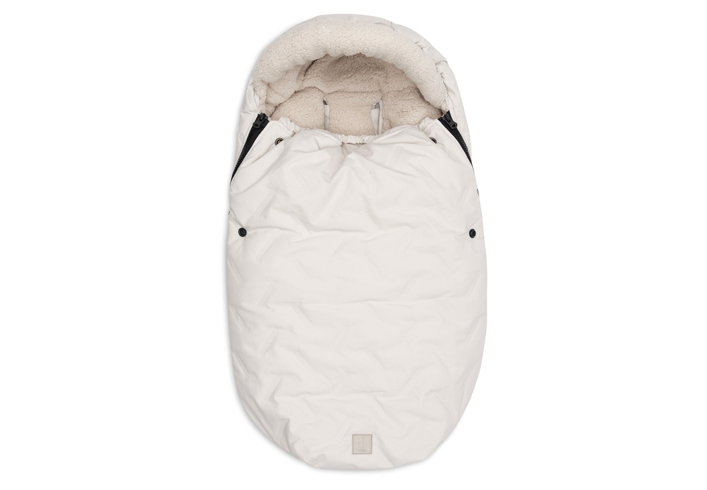 Jollein | Voetenzak Embossed Sand Group 0+ 3/5punts Gordel