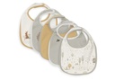 Jollein | Slabbetje Tiny Park Jersey Waterproof Velcro Sluiting 5-pack