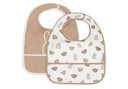 Jollein | Slabbetje Miffy and Friends Waterproof Velcrosluiting 2-pack