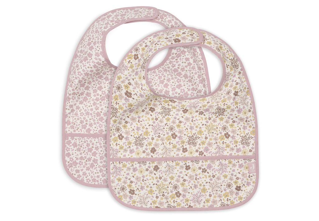 Jollein | Slabbetje Flower Fairies Waterproof Velcrosluiting 2-pack
