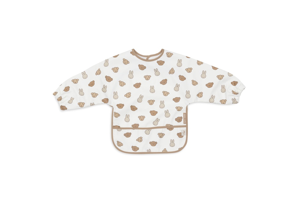 Jollein | Slabbetje Miffy and Friends met Mouwen Waterproof 