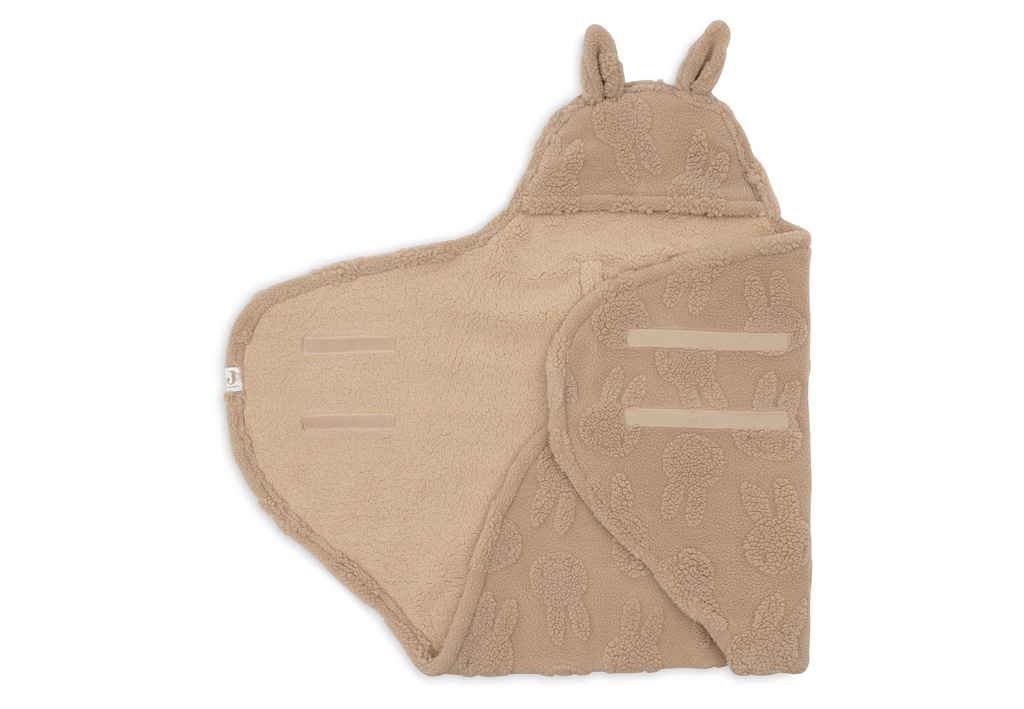 Jollein | Wikkeldeken Miffy Jacquard Teddy Biscuit
