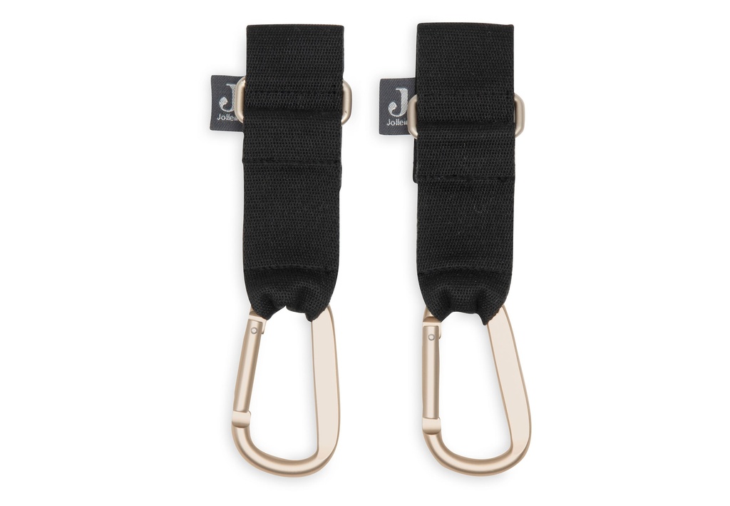 Jollein | Tassenhaak Stroller Hooks Zwart 2-pack
