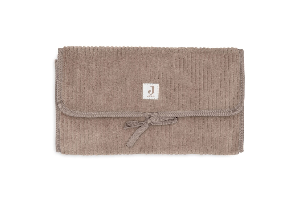 Jollein | Luiermatje Cloudy Rib Milky Coffee Bruin