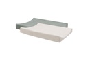 Jollein | Waskussenhoes Sea Green/Ivory Badstof Groen/Ecru 50x70cm 2-pack