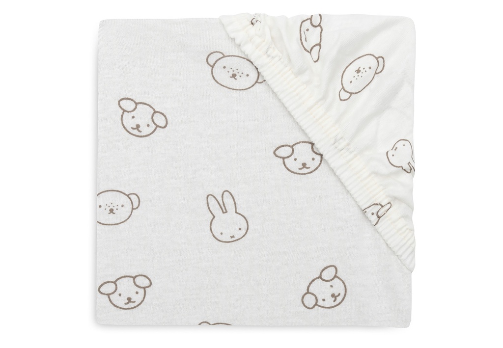 Jollein | Hoeslaken Miffy and Friends Jersey 60x120cm