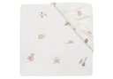 Jollein | Hoeslaken Animal Friends Jersey Wit 70/75x140/150cm