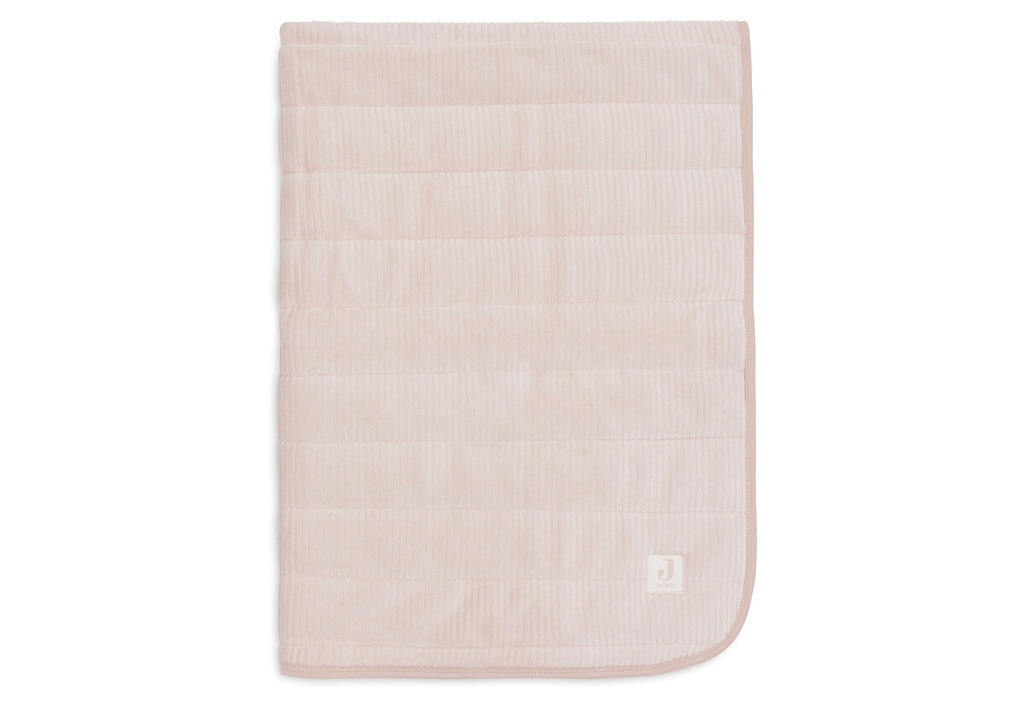 Jollein | Deken Wieg Velvet Rib Wild Rose Roze 75x100cm