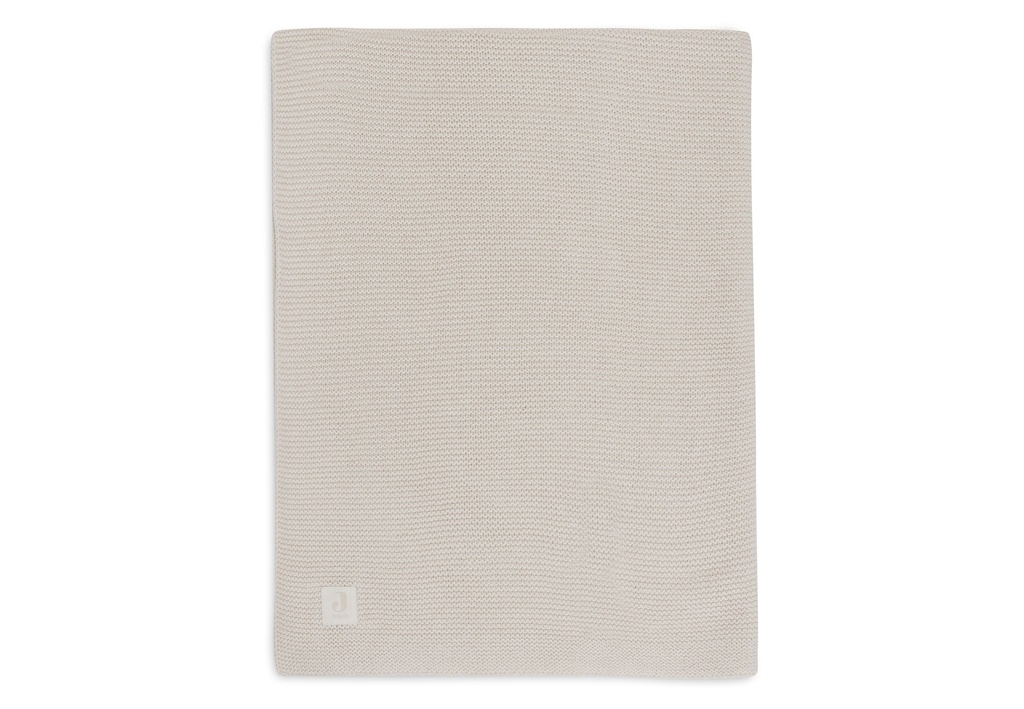 Jollein | Deken Wieg Basic Knit Oatmeal 75x100cm