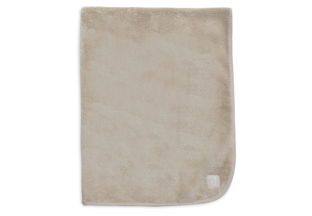 Jollein | Deken Ledikant Basic Jersey/Sherpa Warm Sand 100x150cm