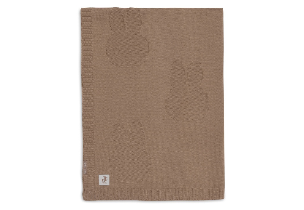 Jollein | Deken Ledikant Miffy Biscuit Bruin 100x150cm