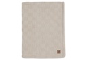 Jolllein | Deken Wieg Box Knit Warm Sand/Velvet 75x100cm
