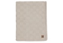 Jollein | Deken Ledikant Box Knit Warm Sand/Velvet 100x150cm