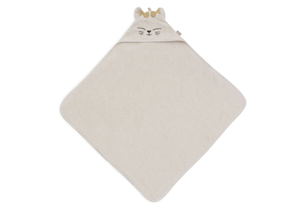 Jollein | Badcape Charlie Badstof Ecru 75x75cm