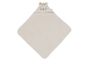 Jollein | Badcape Charlie Badstof Ecru 75x75cm