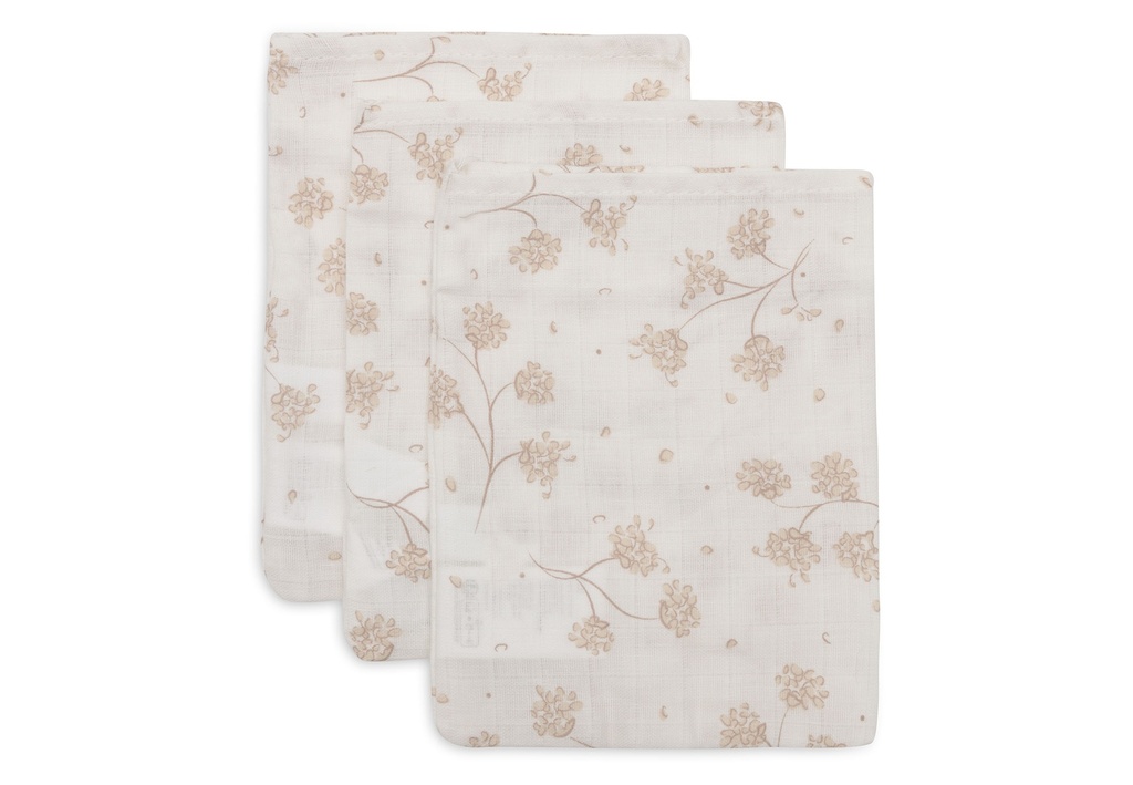 Jollein | Washandje Leafy Dreams Tetra 15x20cm 3-pack