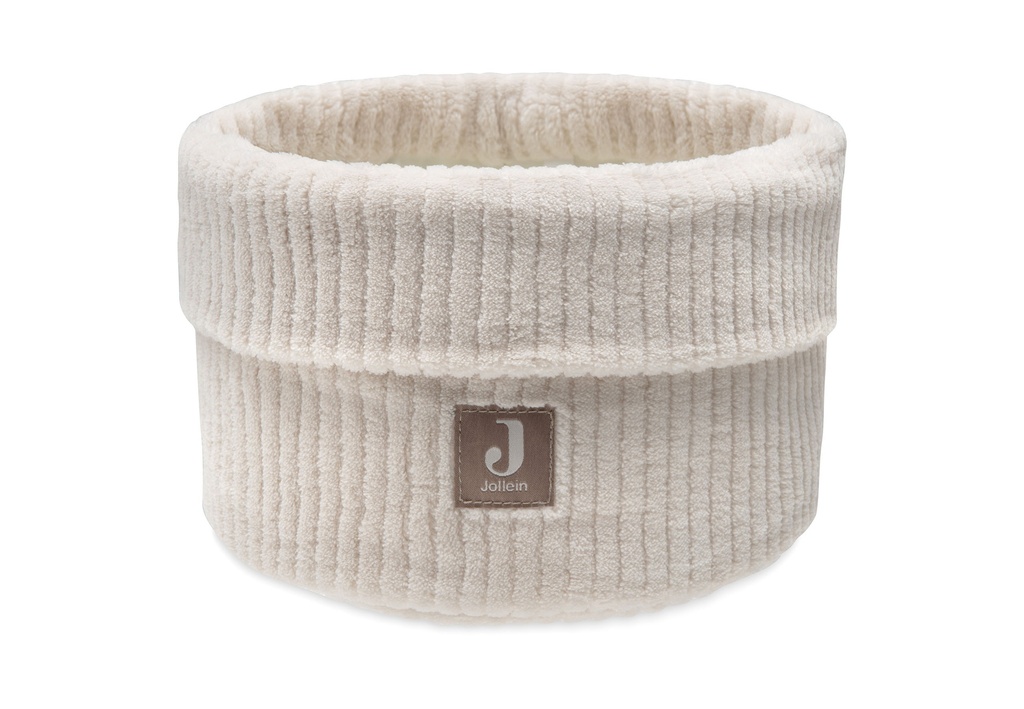 Jollein | Verzorgingsmand Cloudy Rib Oatmeal Ecru 14x18x18cm