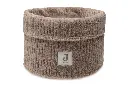 Jollein | Verzorgingsmand Cloudy Rib Milky Coffee Bruin 14x18x18cm
