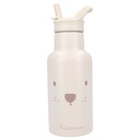Kidzroom | Drinkfles Beary Excited Beer Ecru 350ml