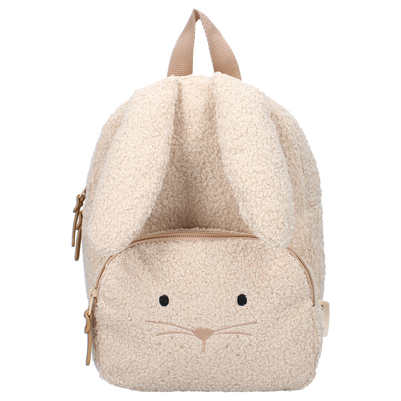 Kidzroom | Rugzak Comfort Friends Teddy Ecru 27x19x8cm